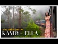 THE MOST BEAUTIFUL TRAIN RIDE IN ASIA | Journey from KANDY to ELLA in SRI LANKA 🇱🇰 #20