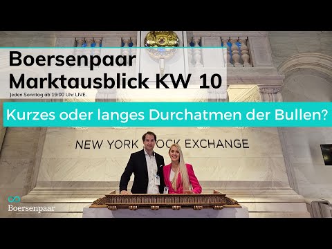 Marktausblick KW 10 Börse | DAX NASDAQ100 DOWJONES S&P500 | Aktienanalyse WTI EURUSD Börsenwissen