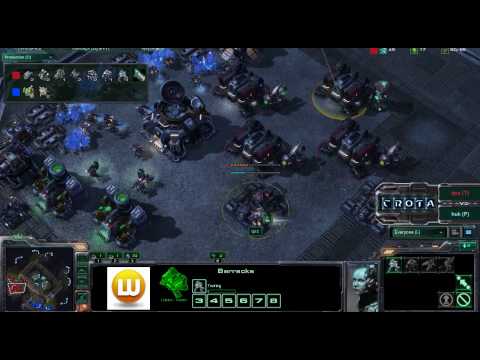 StarCraft 2 - SC214 - qxc (T) vs huk (P) on Metalopolis Part 1