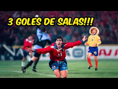 Con un show de Salas, Chile humilla a Colombia! (1996) 4-1 venganza chilena