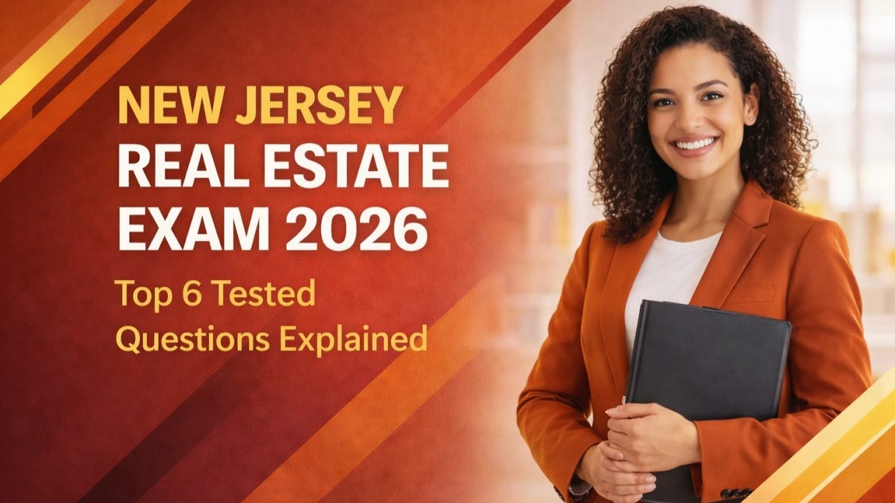 New Jersey Real Estate Flashcards 2026 Crusher – Detailed Definitions & Rationales to Pass Fast
