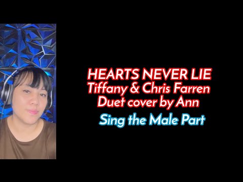 HEARTS NEVER LIE (duet) Tiffany & Chris Farren | KARAOKE FEMALE PART ONLY
