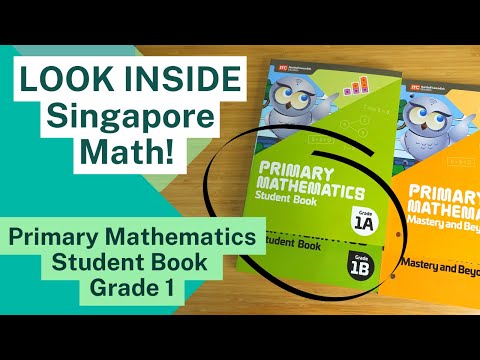 Singapore Math Flip Through | 2022 Primary Mathematics Grade 1 - Student Books 1A and 1B