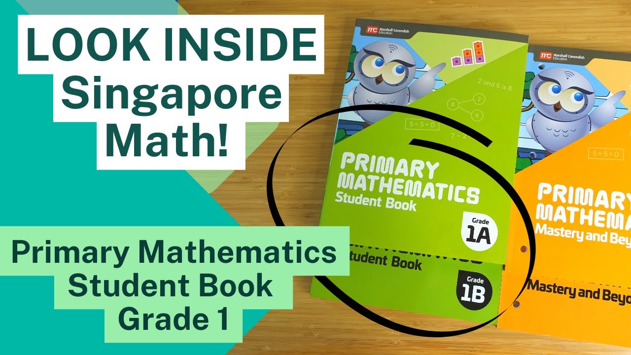 Singapore Math Flip Through | 2022 Primary Mathematics Grade 1 - Student Books 1A and 1B