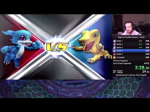 Digimon Rumble Arena 2 Speedrun - GC - 6:29.44
