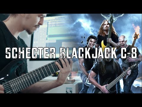 Schecter Blackjack C-8 || EZmix: Fredrik Thordendal Tones