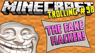 Fake Hacker + Shrine Building Minecraft Trolling: 