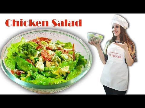 CHICKEN SALAD | HEALTHY FOOD | SALAD RECIPES | ITNAA TASTY HAI | ELSA NILAJ