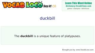 Video thumbnail for duckbill