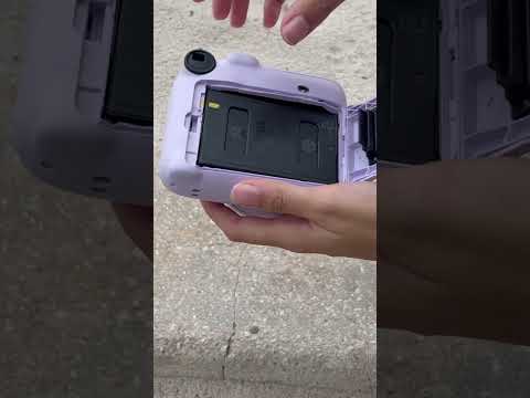 Instax Mini 12 ❀ instax mini unboxing + setup on the beach #shorts #instaxmini12 #asmr #unboxing