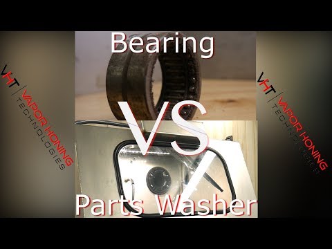 Hydro Blast Max Vs. Bearing, Wet Blasting Parts Washer, Vapor Honing Technologies.
