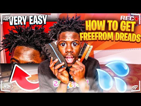 HOW TO GET FREEFORM/AFRO DREADS TUTORIAL!  *VERY EASY*