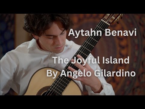 Aytahn Benavi plays The Joyful Island by Angelo Gilardino on Classical Guitar