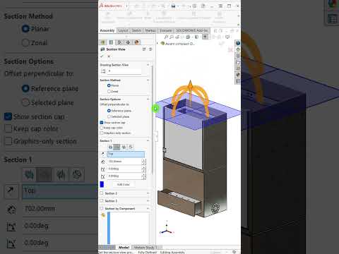 SolidWorks Section View Hack You Need to Know! | Short Tutorial | SolidWorks Tutorial