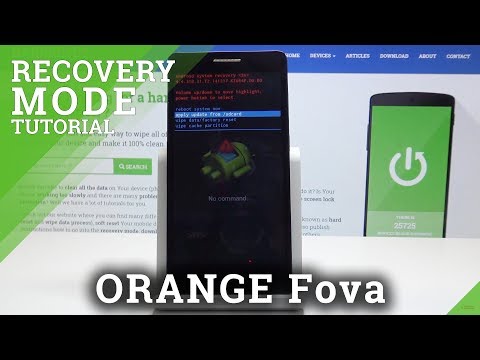 Recovery Mode in ORANGE Fova - How to Enter & Quit Recovery Menu