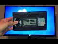 Demonstration On My Mitsubishi VCR On My Black Cauldron 2000 VHS