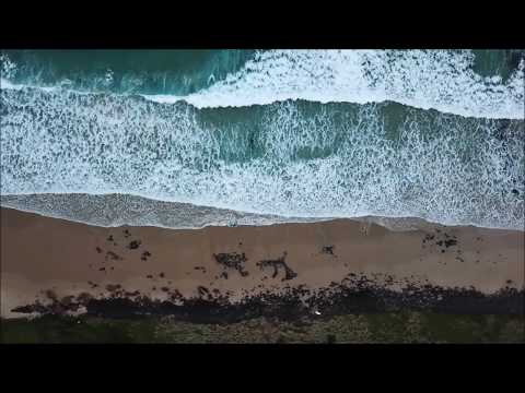 Drone footage of Phillip Island surf and beach