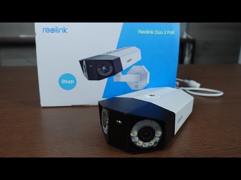 Dual Lens Security camera with wide 180 Degree View - Reolink Dual