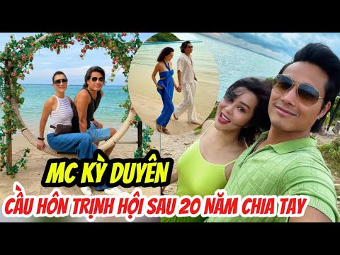MC Nguyen Cao Ky Duyen proposed to her ex-husband Trinh Hoi after 20 years of separation.