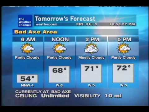 Bad Axe Weatherstar XL- 7/03/09 22:58 EDT