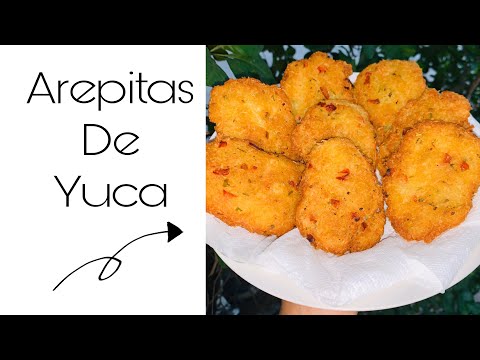 Cómo hacer arepitas de yuca Dominicana