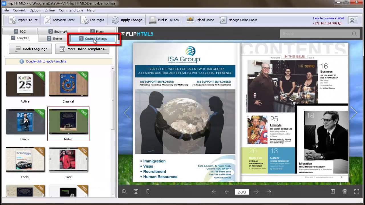 Publish Page Flipping EBooks for Desktop and Mobile on Mac