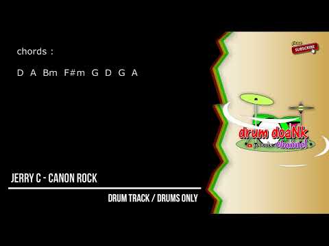 Jerry C - Canon rock (drums only) [guitar chords]