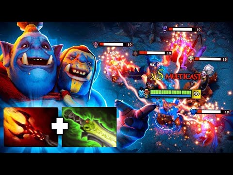 34 Kills Ogre Magi Insane Damage🔥🔥🔥 One Shot Rampage | Dota 2 Gameplay