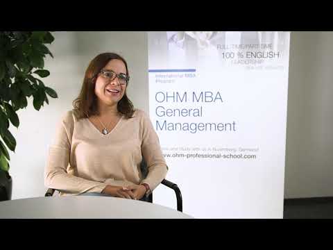 MBA (Master of Business Administration) at the OHM Professional School - This video will answer the question "Is it feasible to work part or