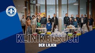 "Ein besonderer Tag für uns" | Kinderklinikbesuch der Lilien