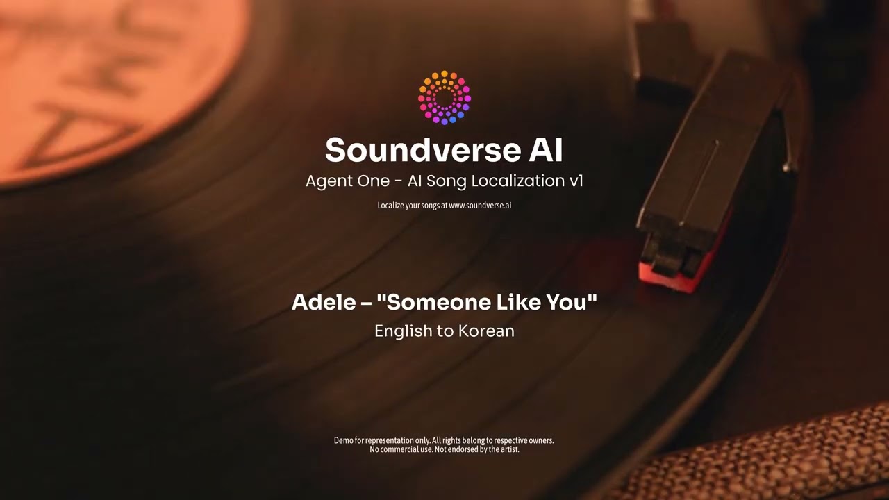 Soundverse AI Agent One - AI Song Localization v1 video thumbnail