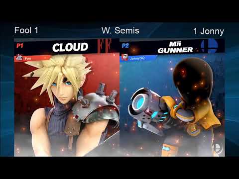 CWA Wifi Weekly 37 - Fool Swerve (Cloud) vs JonnySQ (Mii Gunner, Banjo & Kazooie) Winners Semifinals