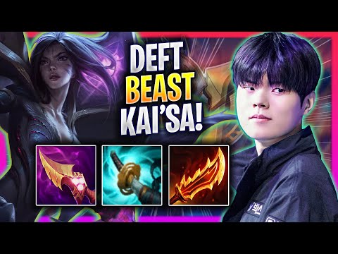 DEFT IS A BEAST WITH KAI'SA! - KT Deft Plays Kai'sa ADC vs Xayah! | Season 2024