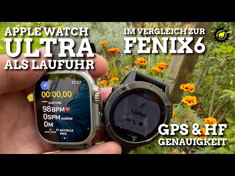 Apple Watch Ultra vs. Garmin Fenix beim Laufen