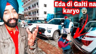 Creta seat cover and camera installation 🔥 Hyundai Creta Genuine Accessories