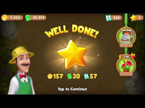 Gardenscapes Level 2591 With No Boosters - Super Hard Level - Camper Van: Bunk Bed