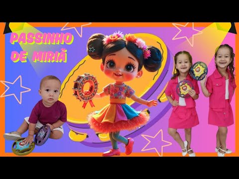 Passinho de Miriã - Música infantil cristã. Crianças dançando.🤸🤸🙌❤️🩵