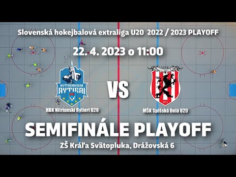 HBK Nitrianski Rytieri U20 – MŠK Spišská Belá U20