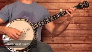Rascal Flatts &quot;Banjo&quot; Banjo Intro Banjo Lesson (With Banjo Tab)