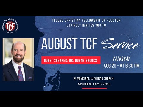 TCF 20 August 2022 Service
