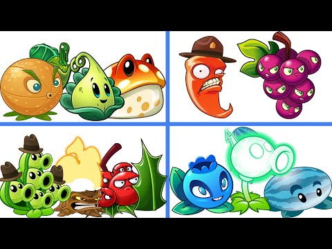 PvZ 2 4 Super Team Plants Vs Team Zombies Part 32 - Team So OP !!!