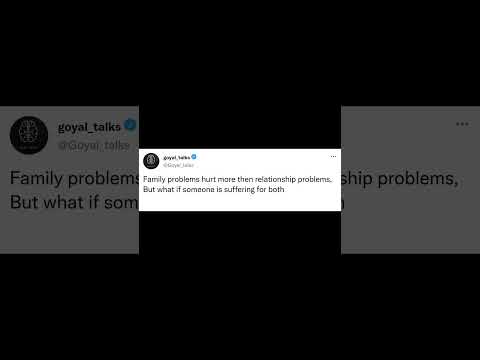 Family vs Relationship Problems 💔 | The Pain of Suffering Both | Deep Emotional Quote #fyp #viral