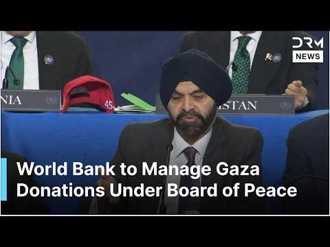 World Bank Chief Ajay Banga Unveils Gaza Reconstruction Fund at Board of Peace Summit | AC1G