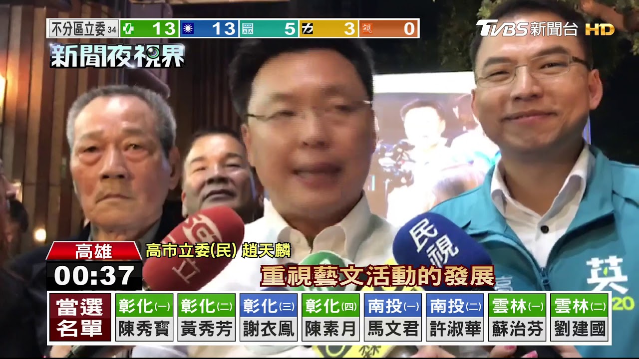 高雄立委八仙過海 民進黨連兩屆全壘打