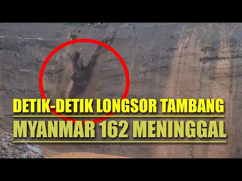 Detik-detik Tambang Batu Giok di Myanmar Longsor dan Tewaskan Ratusan Pekerja