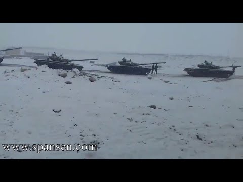 Indian Army T-72 Battle Tank Deployment In Ladakh