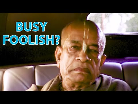 Busy Foolish? -- Srila Prabhupada Car Ride Denver June 1975