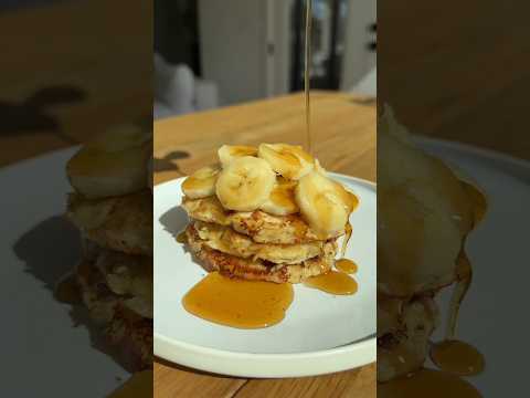 High Protein (41g!) Cottage Cheese Banana Protein Pancakes Recipe