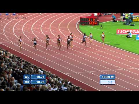 100 metri femminili a Zurigo, prima serie