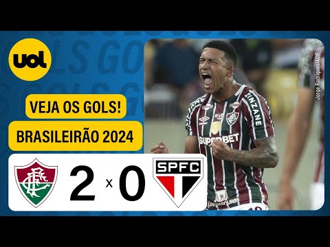 FLUMINENSE 2 X 0 SÃO PAULO - CAMPEONATO BRASILEIRO 2024; VEJA OS GOLS!
